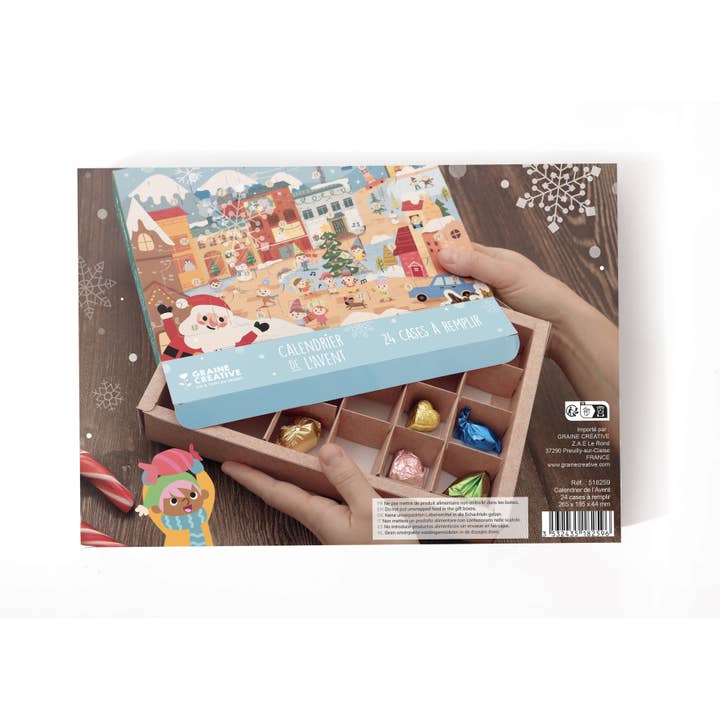 Graine Créative - Wholesale Advent Calendar - ADVENT CALENDAR RECTANGULAR BOX1