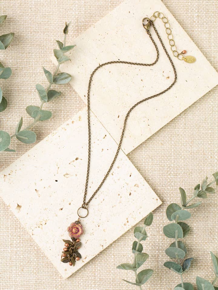 Czech Glass 16-18" Simple Necklace for wholesale by Anne Vaughan Designs Jewelry