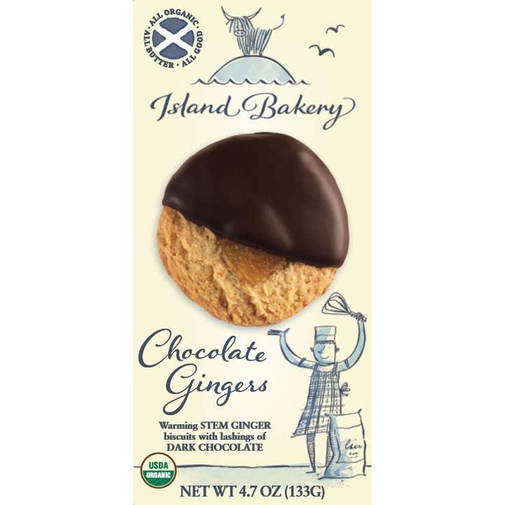 Island Bakery - Wholesale Cookie - Organic Chocolate Ginger