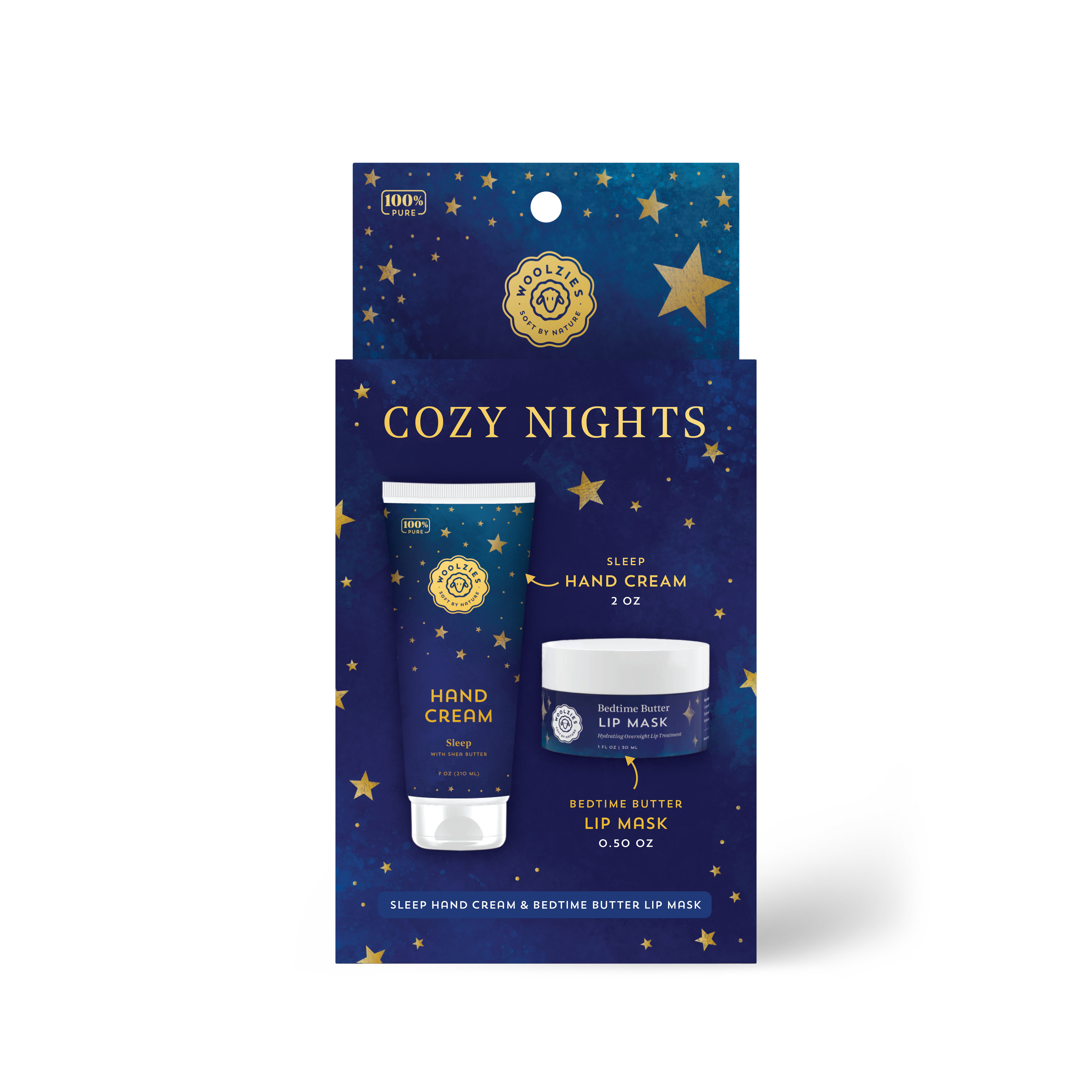 Woolzies - Vente Crèmes/lotions pour les mains - Duo Nuits Confortables - Crème Mains Sommeil & Masque Lèvres Nuit4