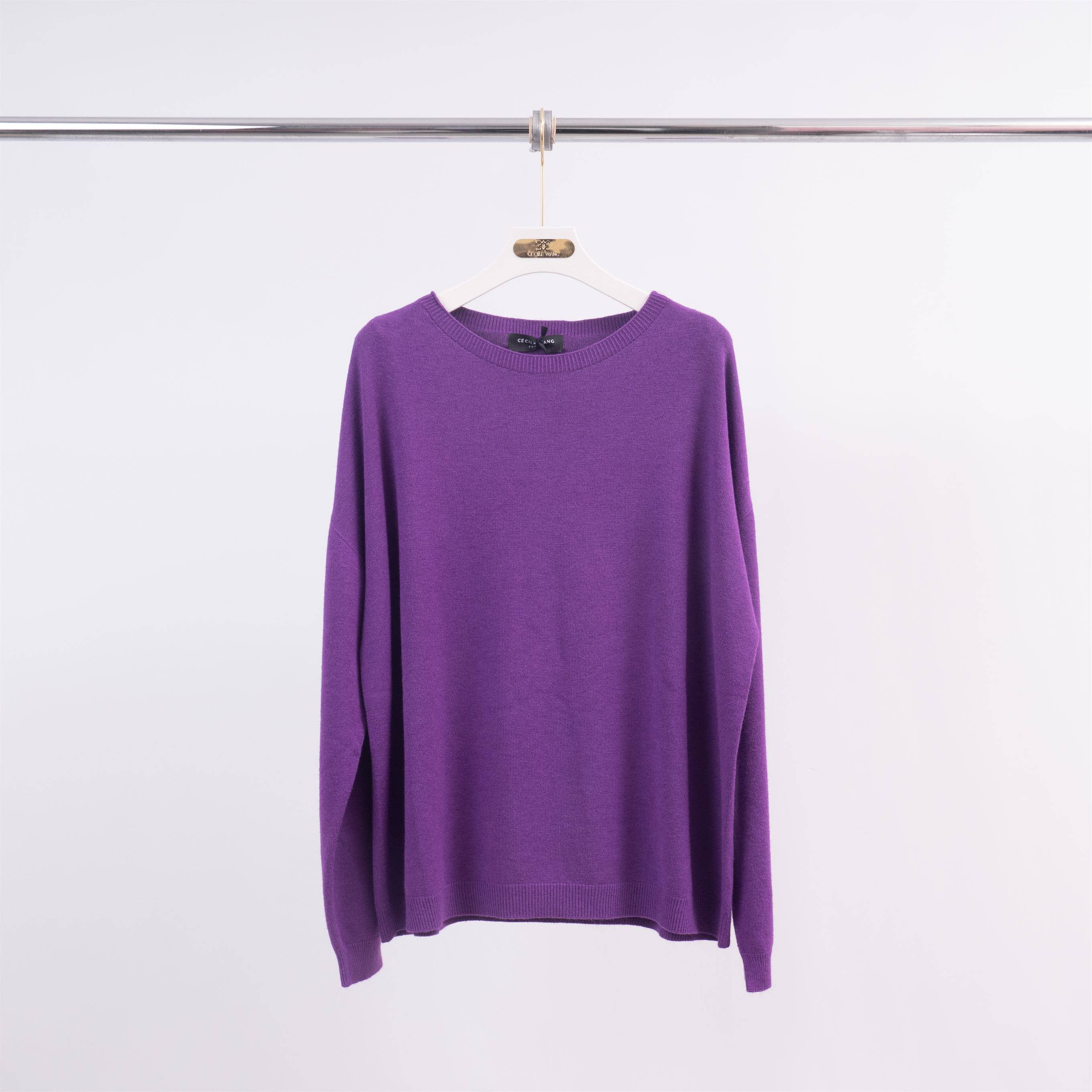 Cecile Wang - Wholesale Knit Sweater - Women's - Basic round neck sweater 520391