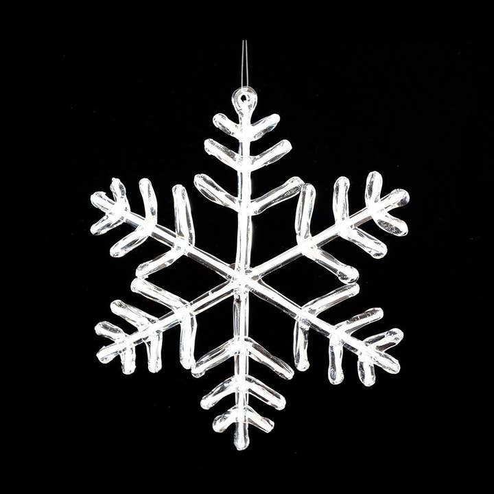 7.5" Acrylic Snowflake for wholesale by Decor N Beyond
