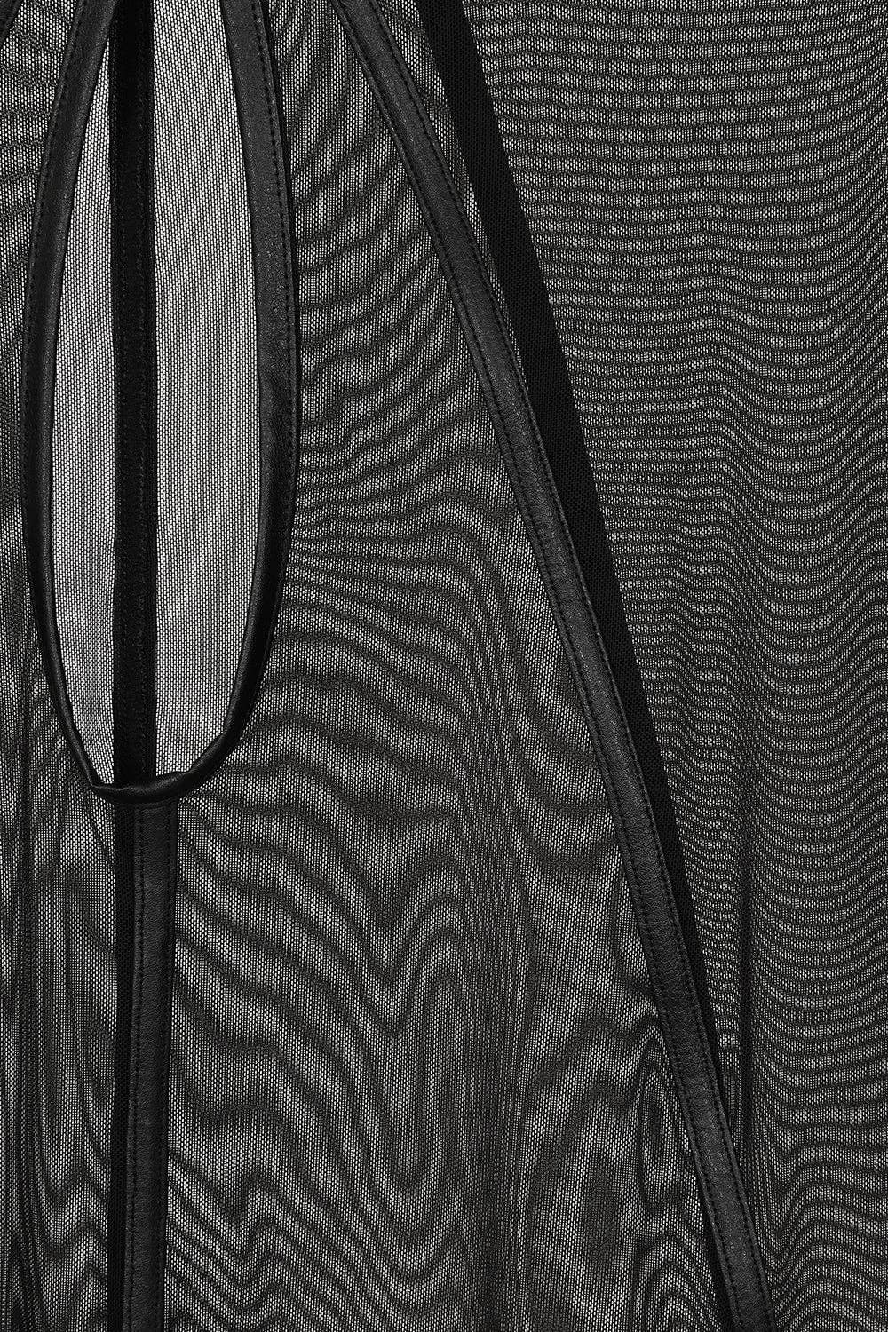 Necessary Evil (Kate's Clothing Ltd T/As) - Vente Poncho – femme - Nécessaire Mal Leutogi Haut Poncho Effet Aile de Chauve-Souris en Maille6