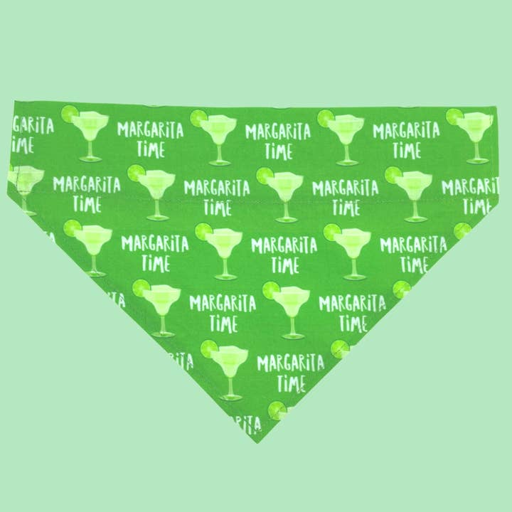 Pañuelo para perro Margarita Time Over The Collar, Cinco de Mayo para venta al por mayor de Woofingtons & Company