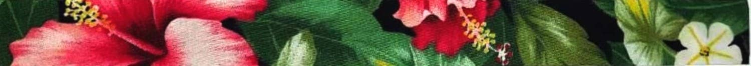 Dog Gone Hawaiian - Wholesale Pet Collar - Dog - Hawaiian Fabric Adjustable Dog Collar-"Hana"1