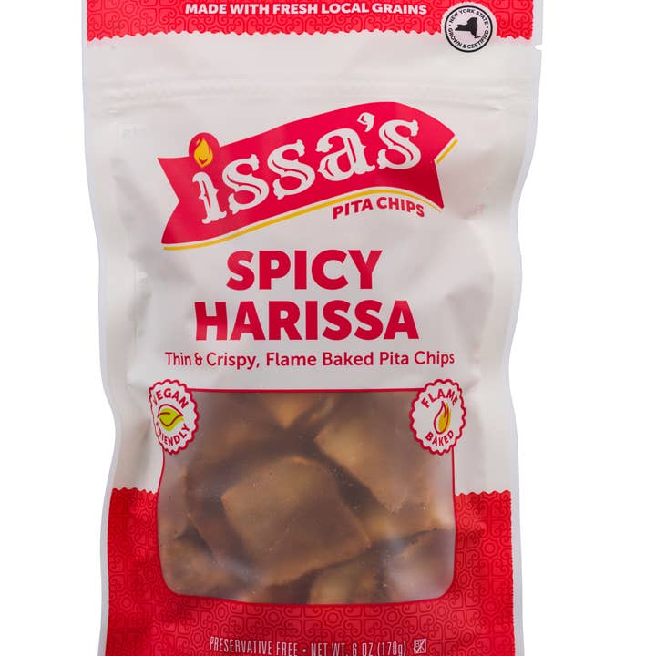 Issa's Pita Chips - Wholesale Chips - Issa's Spicy Harissa Pita Chips