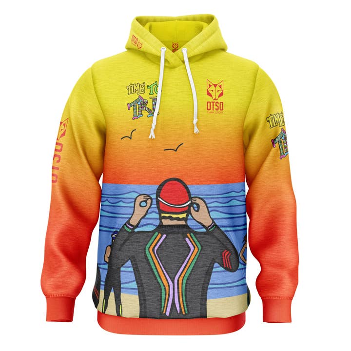 Felpa - Time to tri Man Swin per la vendita all'ingrosso da parte di OTSO