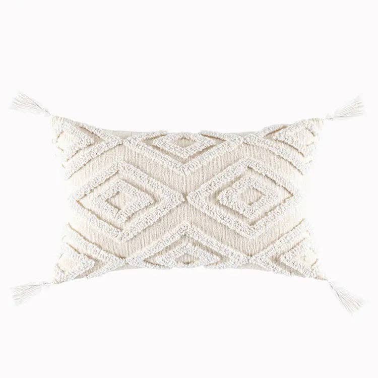 RKAAS HOME – wholesale Throw pillow cover – Pure Cotton Custom Boho Tassel Style Tufted Cushion Covers Home Decoration - Design 9 & 105