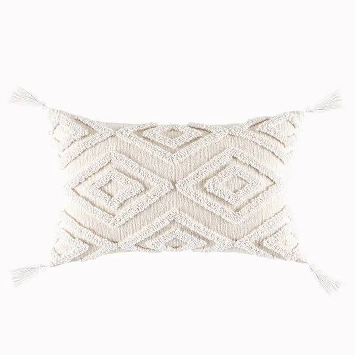 RKAAS HOME – wholesale Throw pillow cover – Pure Cotton Custom Boho Tassel Style Tufted Cushion Covers Home Decoration - Design 9 & 105