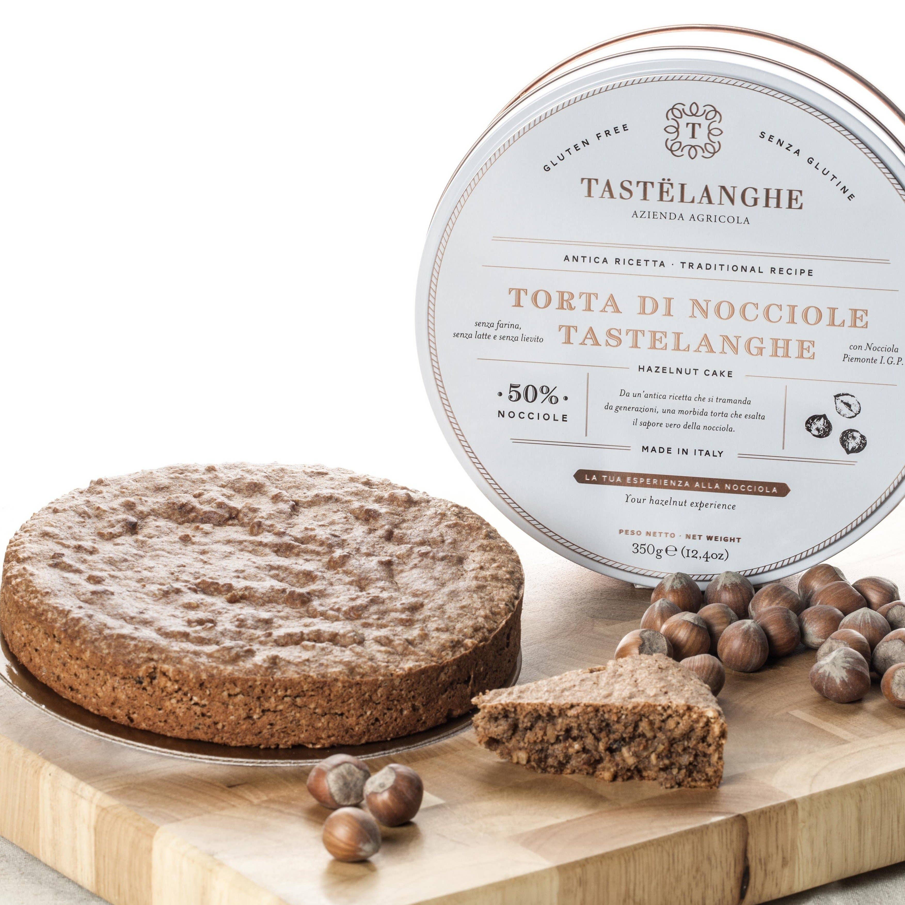 Tastëlanghe Azienda Agricola Quazzo Paolo – Großhandel Kuchen – Tastëlanghe Haselnusskuchen (Blechdose) 350 g2