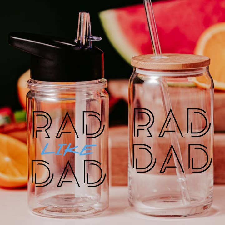 Rad Like Dad Daddy and Me Cup Set for wholesale by Salt and Sparkle