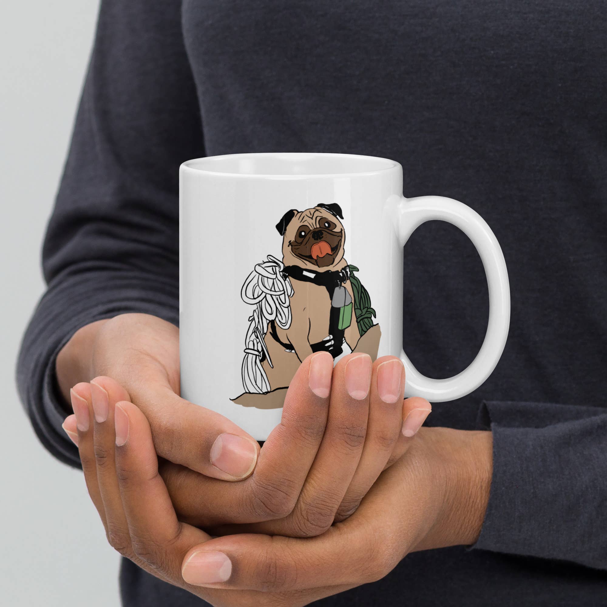Club No-Kill 2027 Coffee Mugs - Wholesale Coffee Mug - Vinny the Pug Coffee Mugs                     14