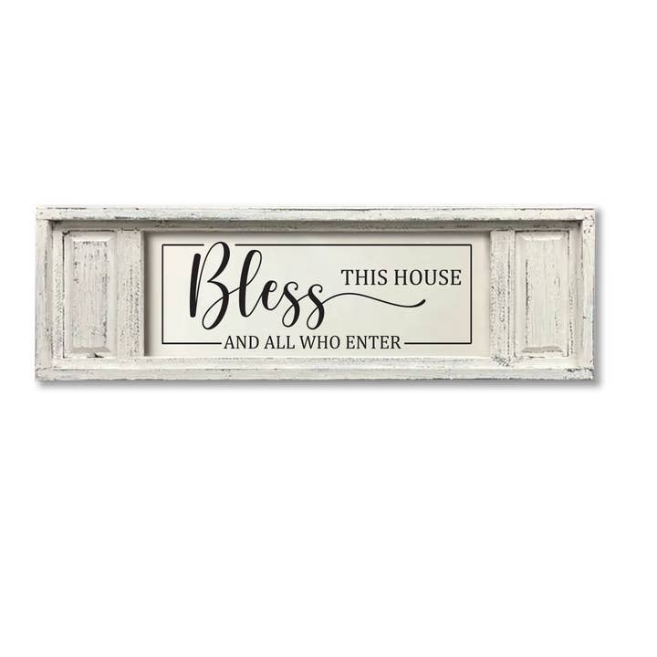 LILLE DOBBELTPANEL LÆRRED VELSIGNER DETTE HUS OG ALLE, DER KOMMER IND for engroshandel hos Jarmz Designs