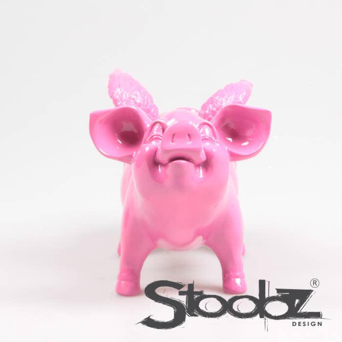 Imhof & Stevens BV – Großhandel Sparschwein/Münzdose – STOOBZ SPARSCHWEIN MIT FLÜGELN 14X25X15 CM | SPARDOSE |