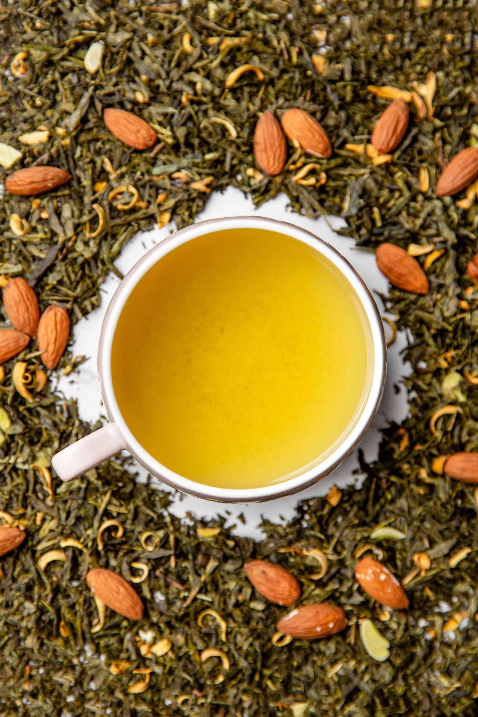 Tea Heritage - Wholesale Loose Tea - Organic Green Tea Orange Blossom and Almond - 100g2