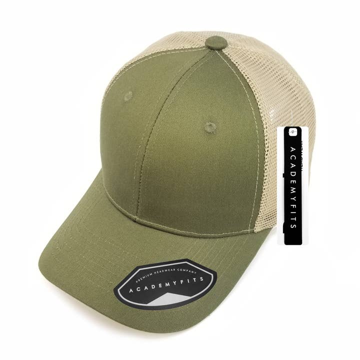 The Park Wholesale – wholesale Trucker hat – Unisex – Academy Fits Cotton Curve Trucker Hat - 20735