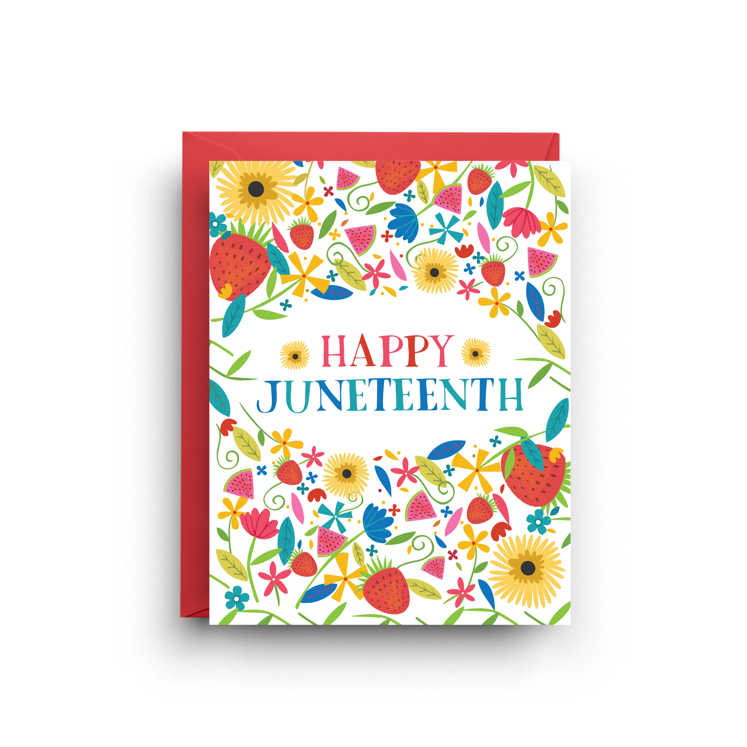 Nicole Marie Paperie - Wholesale Everyday Greeting Card - Juneteenth Celebration Greeting Card - Blank inside1