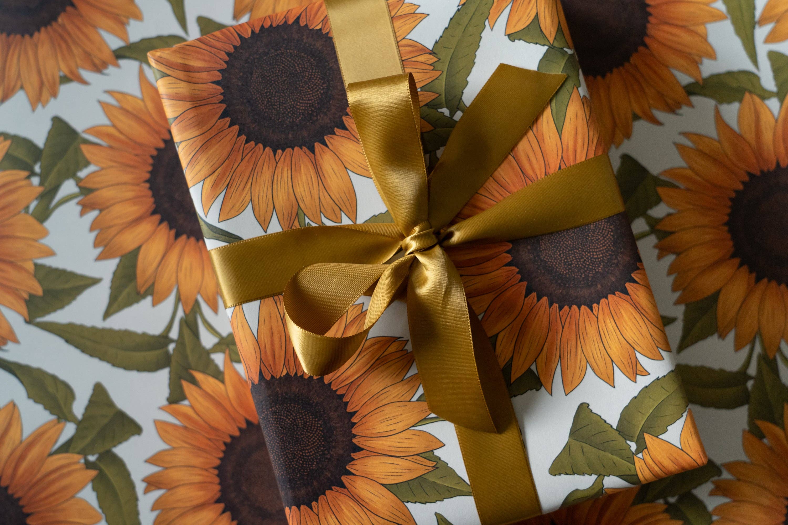 Hayley Jade Design Studio - Wholesale Flat Wrap - Sunflower Wrapping Paper4