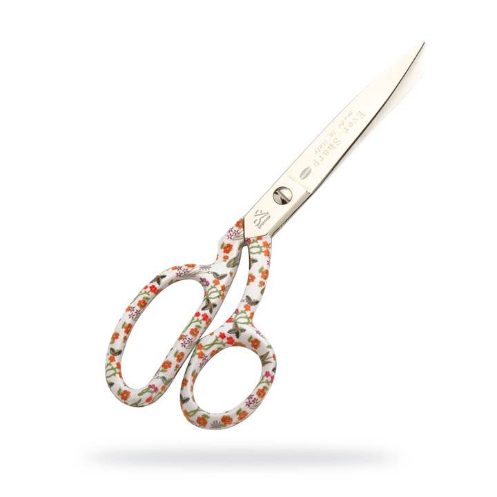 Sartoria Schere mit Regenbogenverzierung, orangefarbene Blumen für den Großhandel von Premax