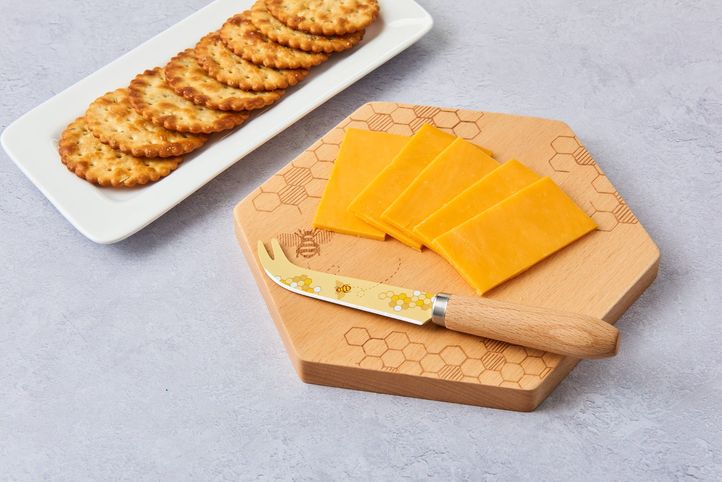 Wholesale Honey Bee Cheese Knife for your store Faire