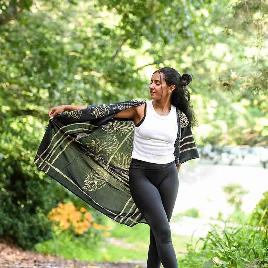 Ichcha – Kimono - Mulher por atacado – Kimono/pre­tó túnica lounge com estampa jungle7