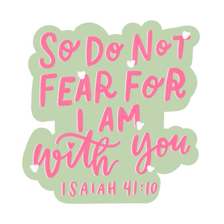 Do not fear sticker | Christian gift | Christian stickers for wholesale by swaygirls