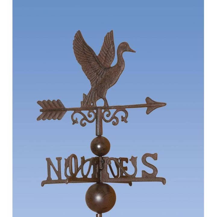 Aubry Gaspard - Wholesale Outdoor Ornament/Decor - Cast iron goose weather vane1