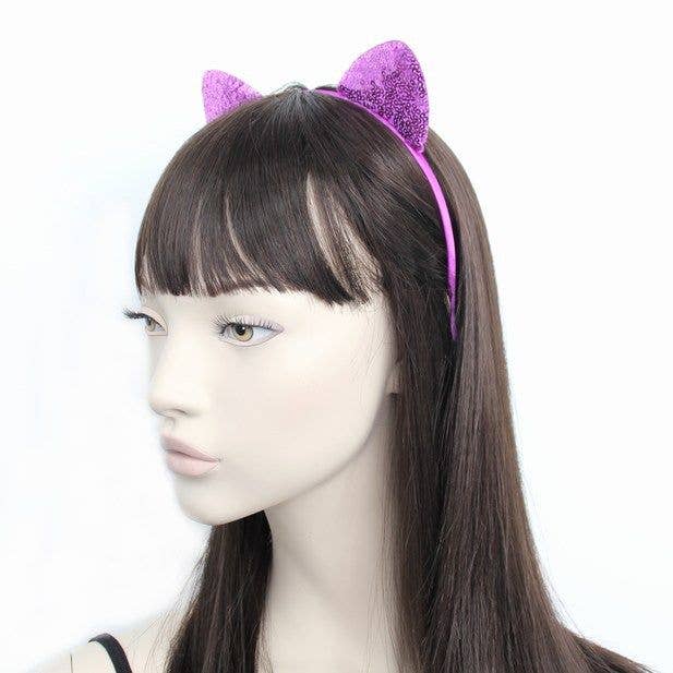 Inca UK – wholesale Fashion Headband - Kids – Sequin Cat Ears Aliceband1