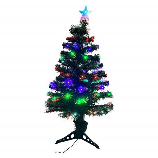 Albero di Natale da 2,9 piedi pre-illuminato con LED multicolore-208 per la vendita all'ingrosso da parte di International Gifts Ltd.