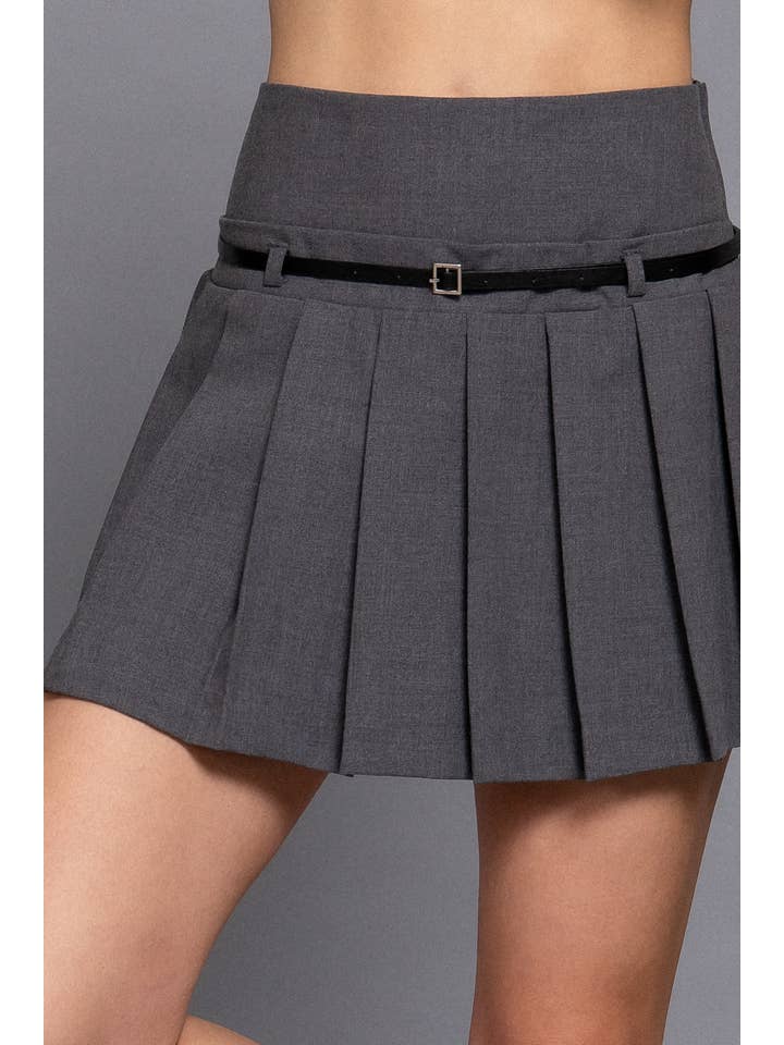 Active Basic | Active USA – Engroshandel Nederdel - Dame – Miniskjørt med mellemtalje med bælte og undershorts20