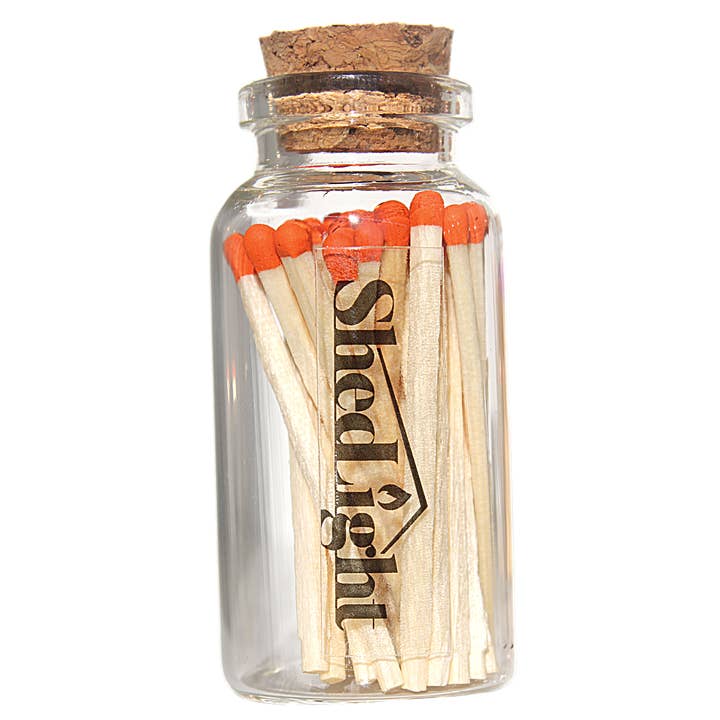 Shed Light Designs - Wholesale Matches - Glass Match Box - Rainbow Multicolored Colored Matches14