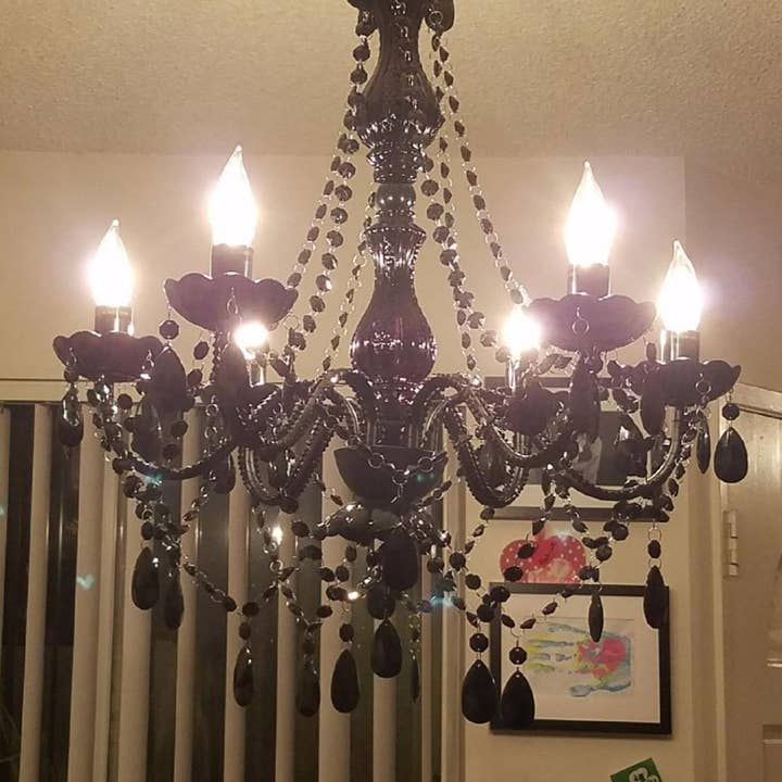 Think Brink - Wholesale Chandelier/Hanging Light - 6 Light Black Plug-in Chandelier6