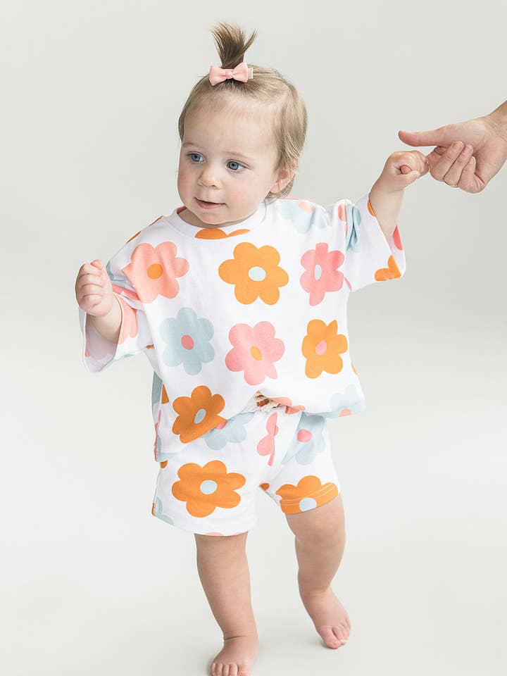 Shorts Set | Daisy Pop for wholesale by Lucky Panda Kids