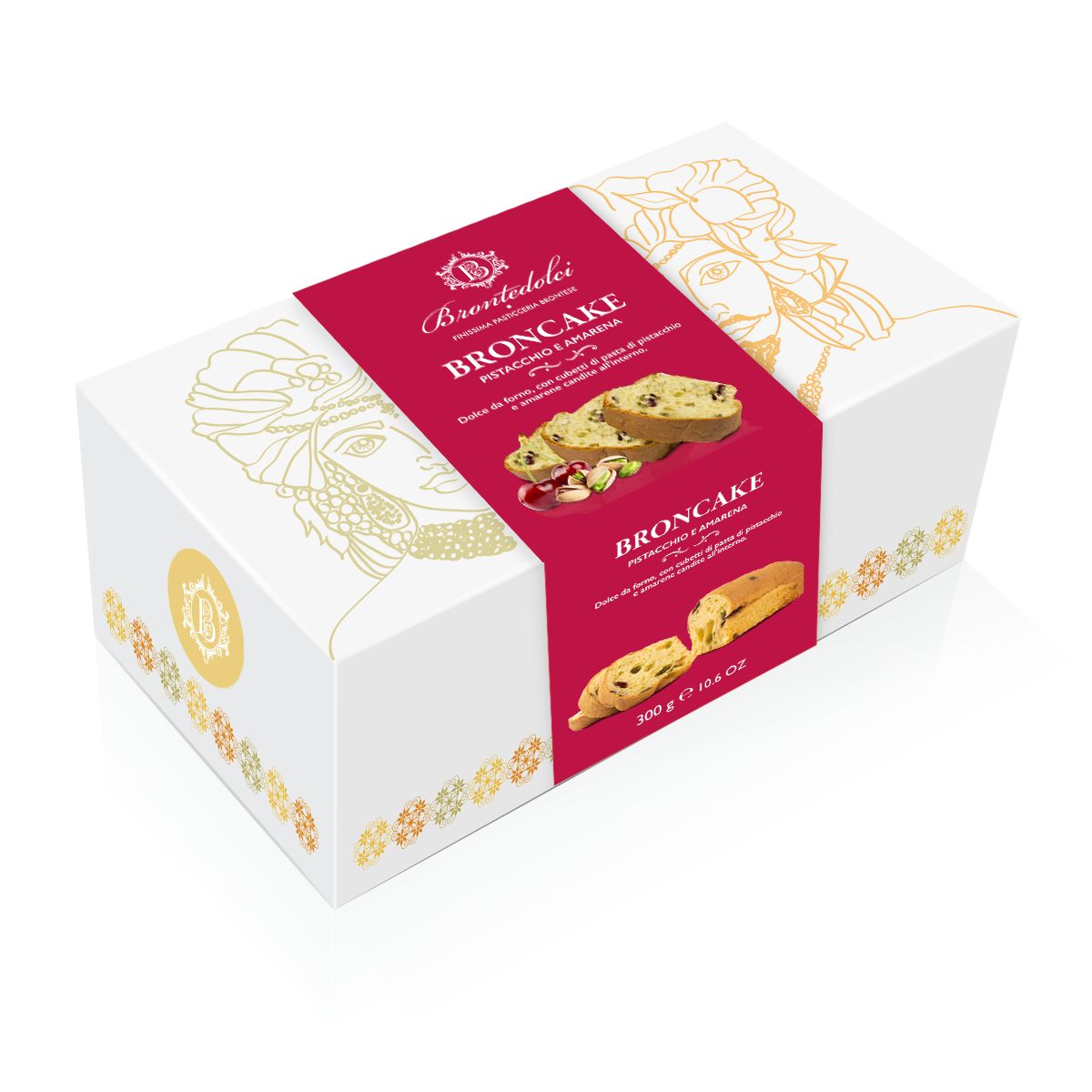 Bronte Dolci - Vente Gâteau - Broncake Pistache et Griotte0