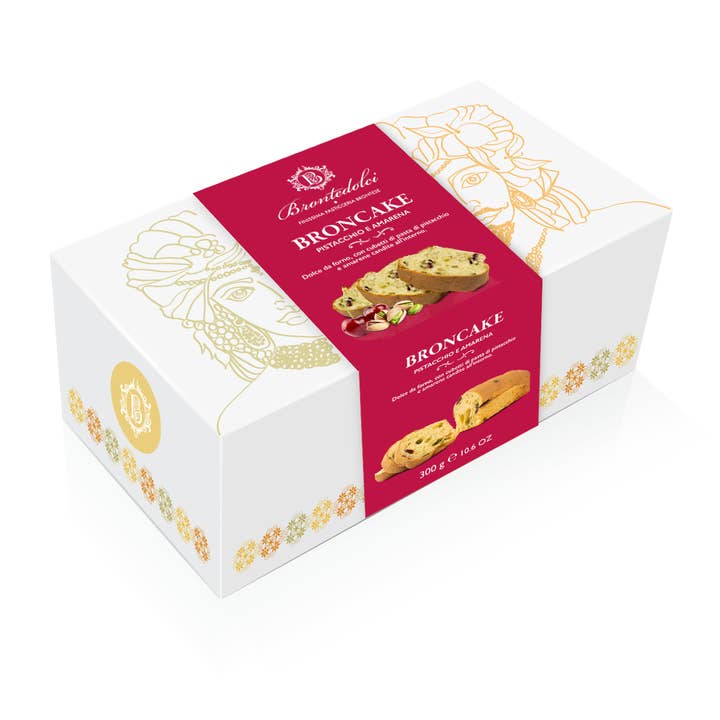 Bronte Dolci - Wholesale Cake - Pistachio and Black Cherry Broncake0