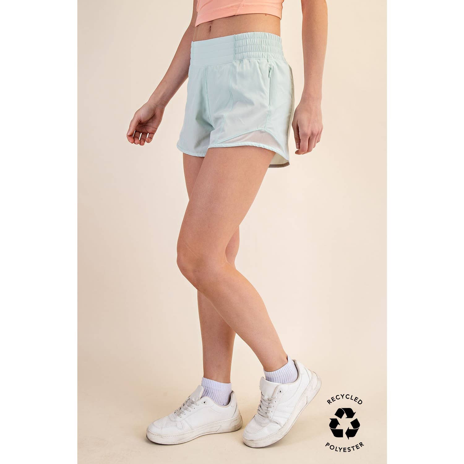 Rae Mode - Wholesale Athletic Shorts - Women's - RECYCLED ACTIVE SHORT WITH MESH17