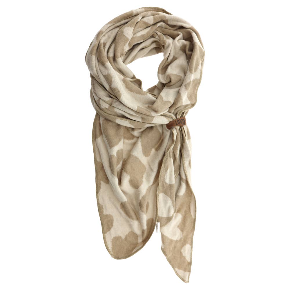 LOT83 – wholesale Halsduk - Dam – Halsduk Luna Beige0