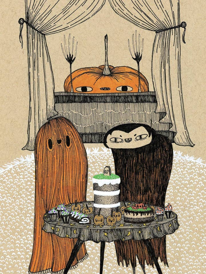 Einsamer Kürbis Kunstdruck für den Großhandel von Barnacles and Moss