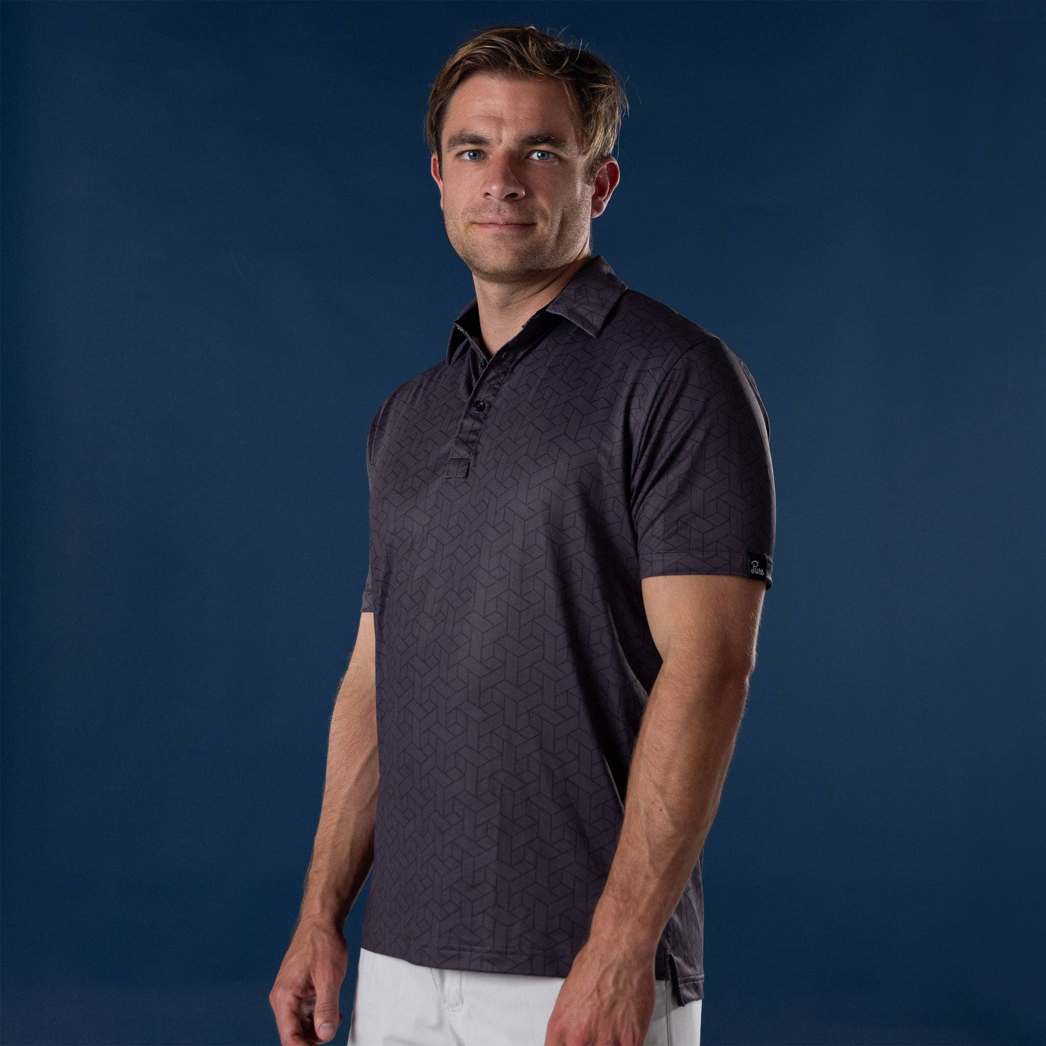 Pure Golf Company - Wholesale Polo - Men's - Gray Matter5