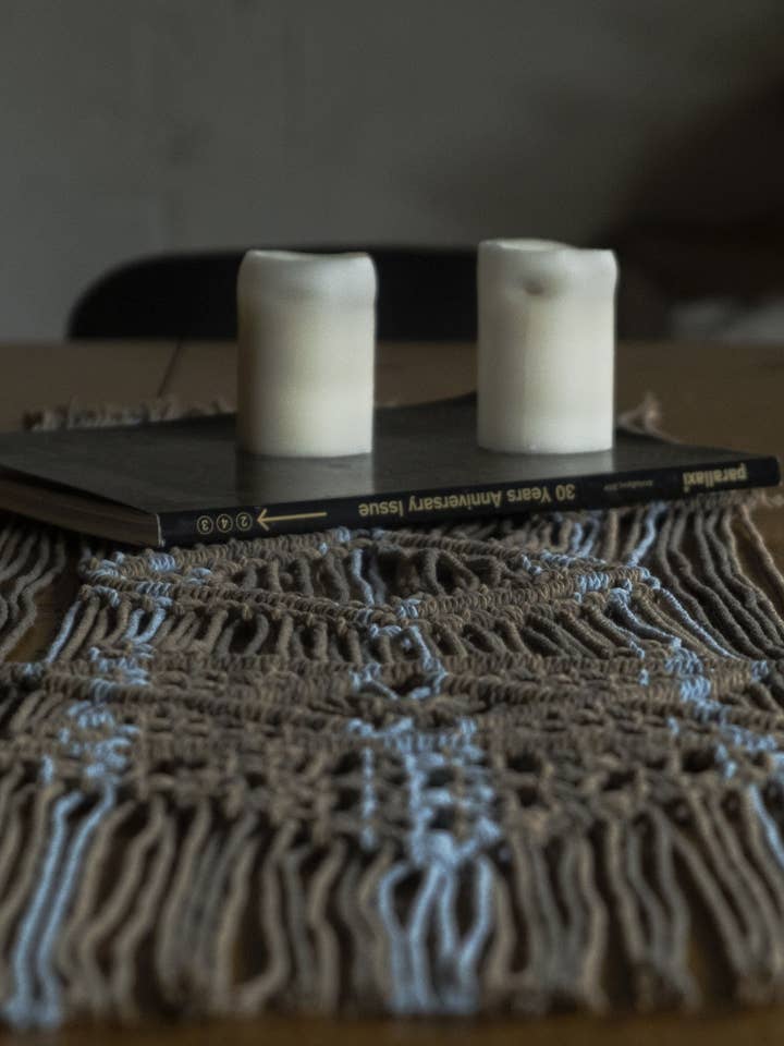 Macrame table runner, Boho decoration, Gypsy Style for wholesale by Gypsy Moon Arts