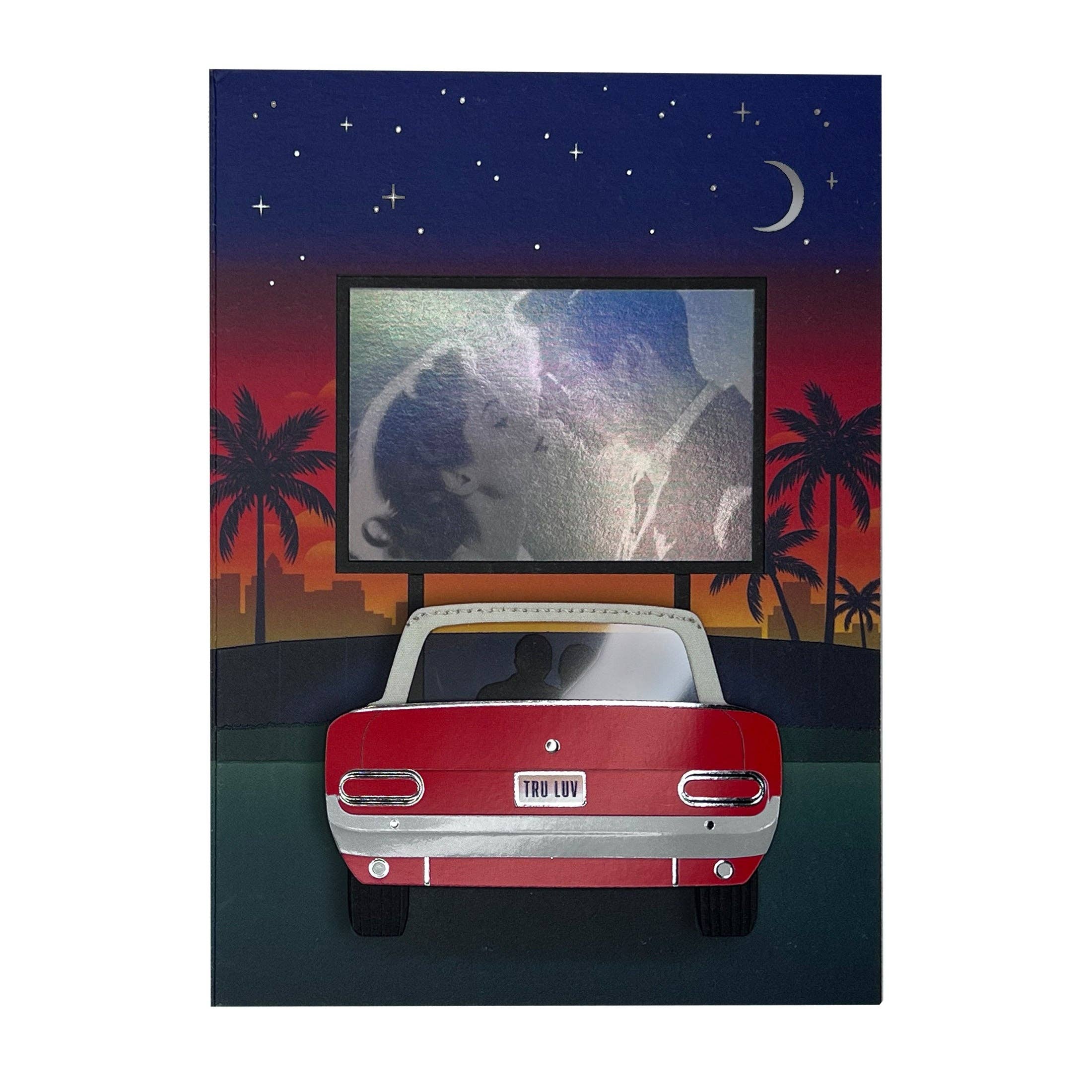 NIQUEA.D - Wholesale Anniversary Card - Classic Car at Drive In Anniversary Card1