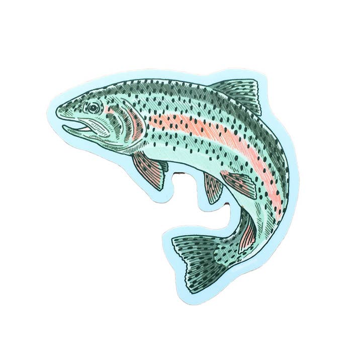 Trout Sticker for wholesale by Noteworthy Paper & Press