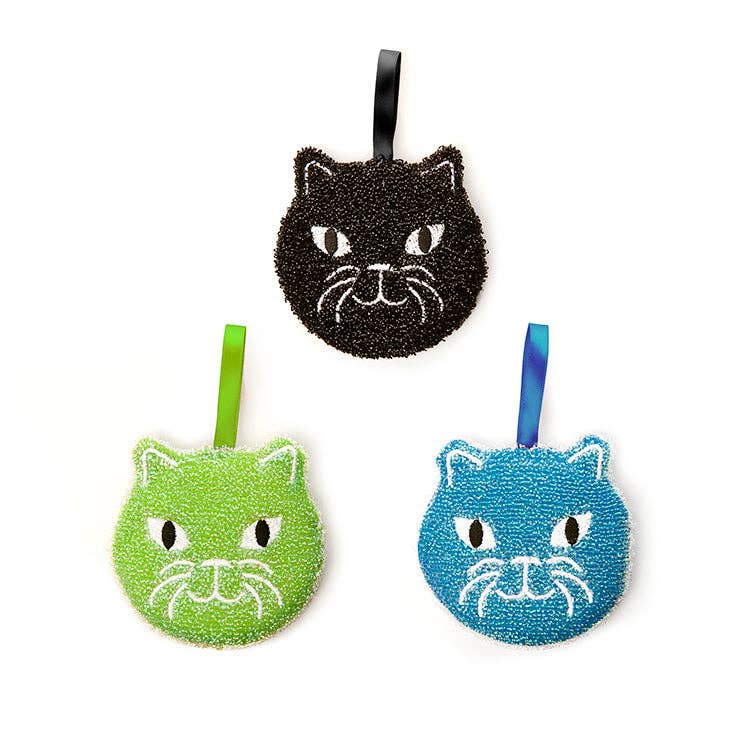 Kikkerland Design Inc - Wholesale Cleaning Sponge - Cat Sponges Set Of 31