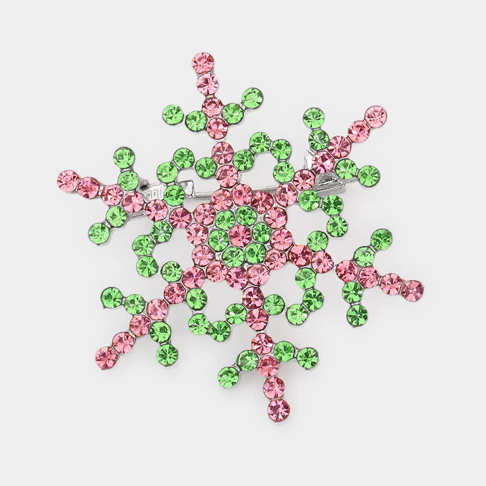 Sensibling Corp. - Wholesale Brooch - Rhinestone Snowflake Pin Brooch8
