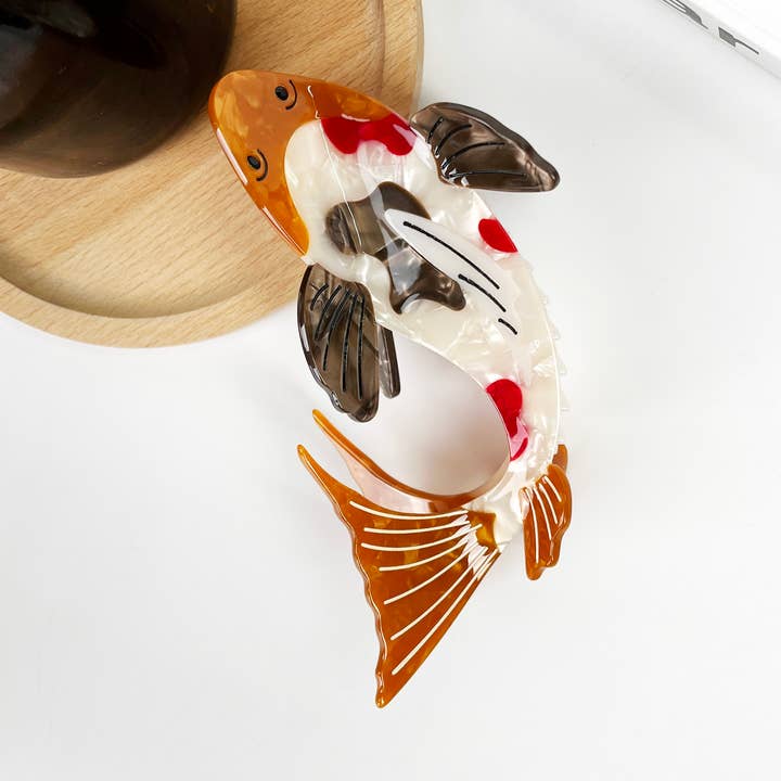 TheDivaSoap - Vendita all'ingrosso Fermaglio per capelli - Donna - Clip per capelli a forma di pesce Koi