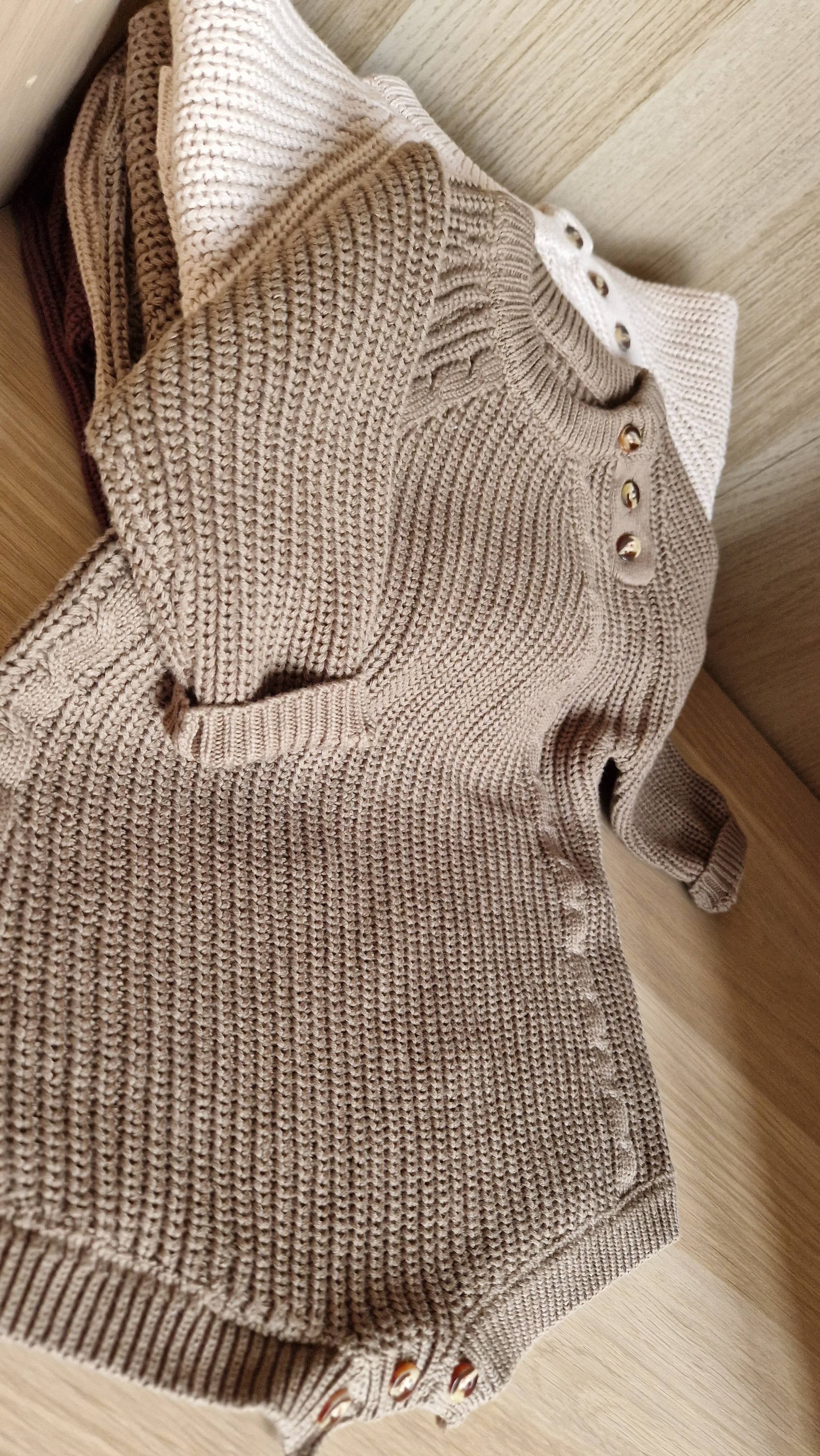 Au Petit Coton - Wholesale Bodysuit (Non-Footed) - Baby - ORSO thick knit bodysuit Organic cotton7