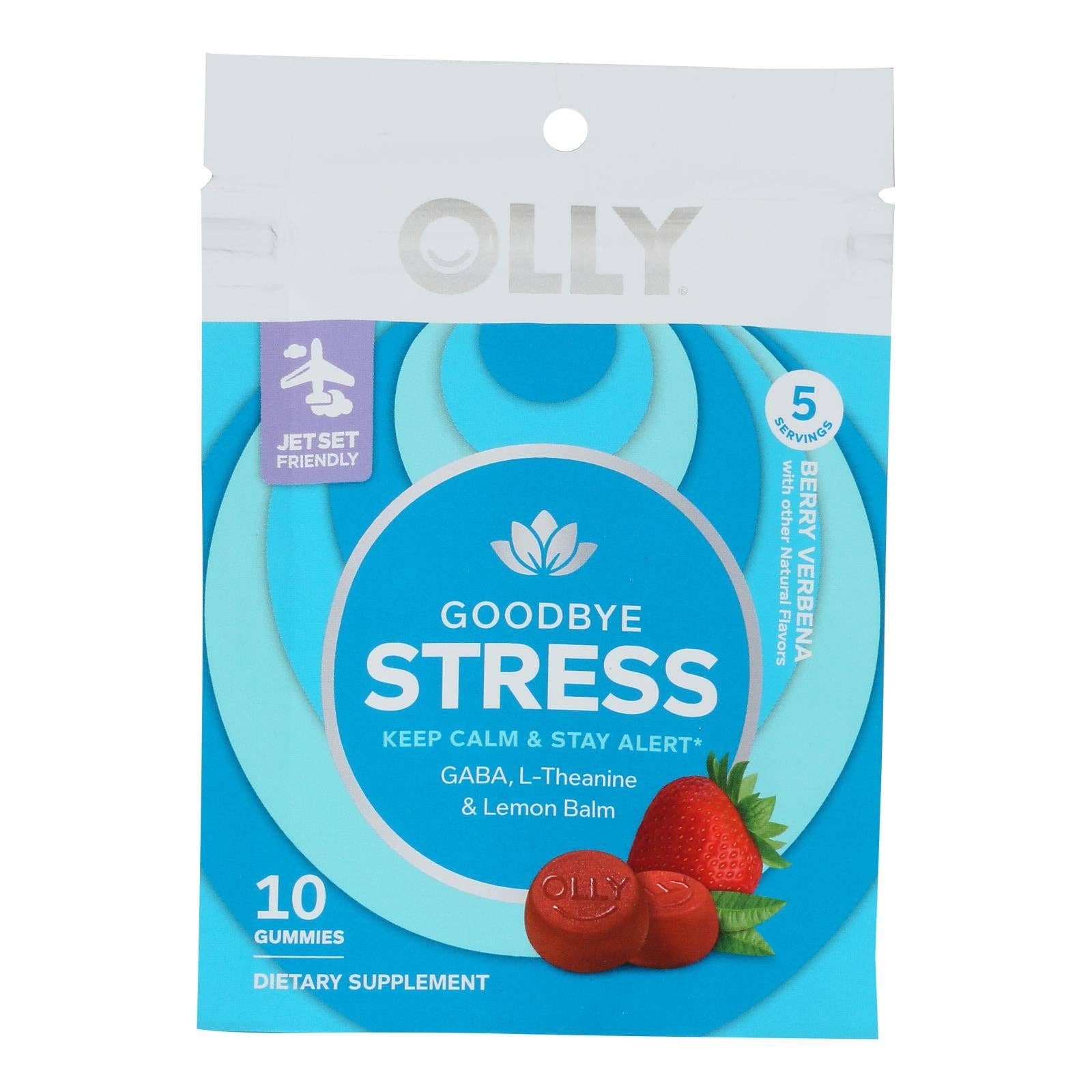 Ware Spark - Wholesale Oral Supplement/Vitamin - Olly - Stress Berry Verbena Gmy - Case Of 24-10 Ct0