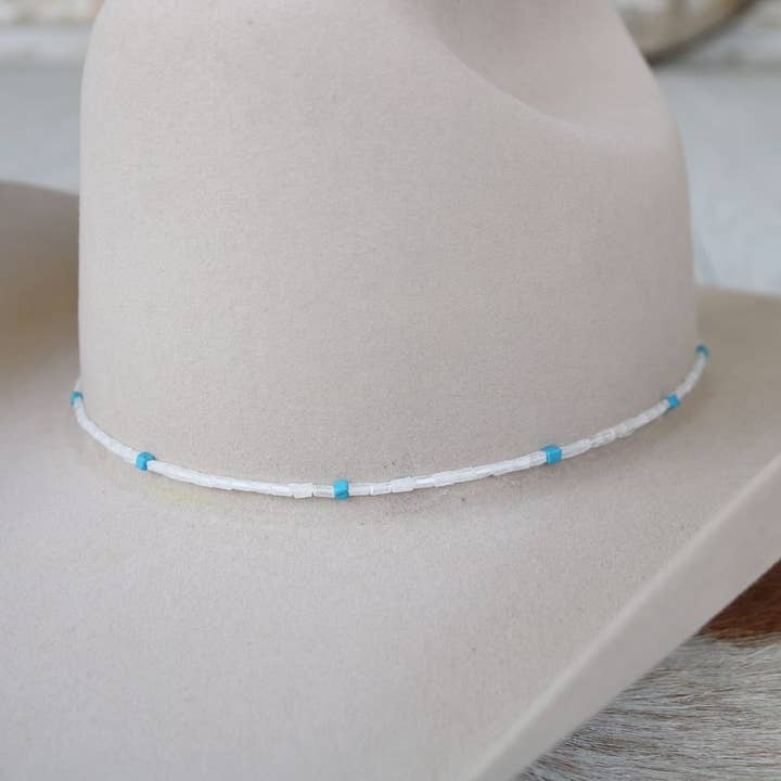 Willow Lane Hat Co. - Wholesale Hat Accessory - Women's - Western Beaded Hat Band - Celeste1