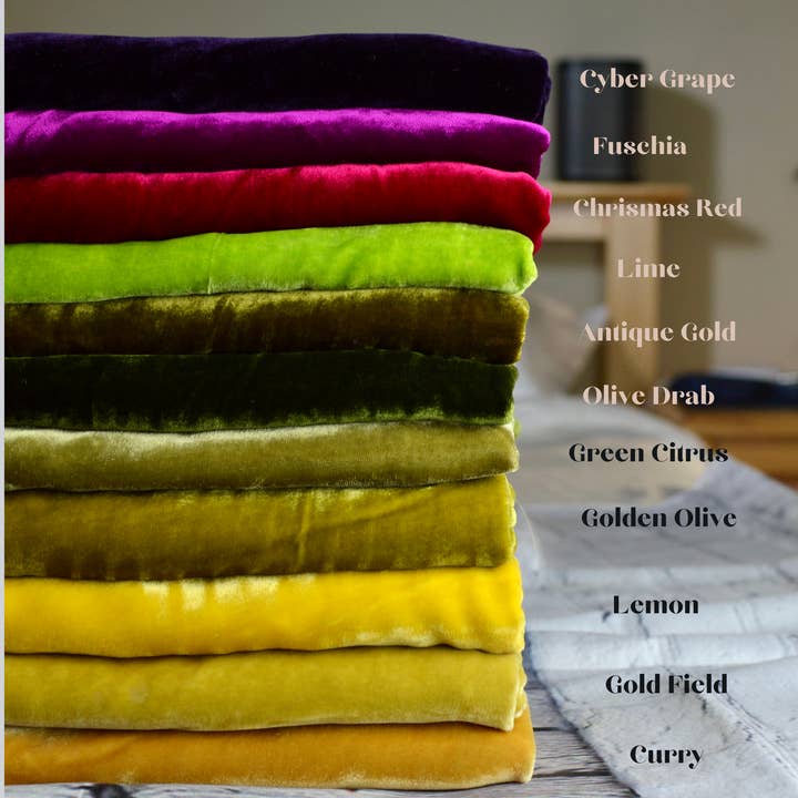 Luala Silk - Wholesale Duvet Cover - Fabric by the Yard-Silk Velvet Fabric Bulk Whole sale2