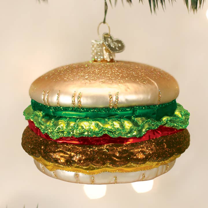 Old World Christmas - Wholesale Ornament - Cheeseburger Ornament0